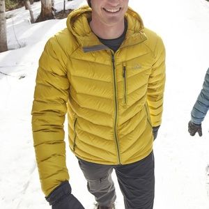 L.L. Bean Ultralight 850 Down Hooded Jacket Men's S Reg